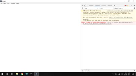 not allowed to load local resource: electron|Not allowed to load local resource: file://index.html/ after .